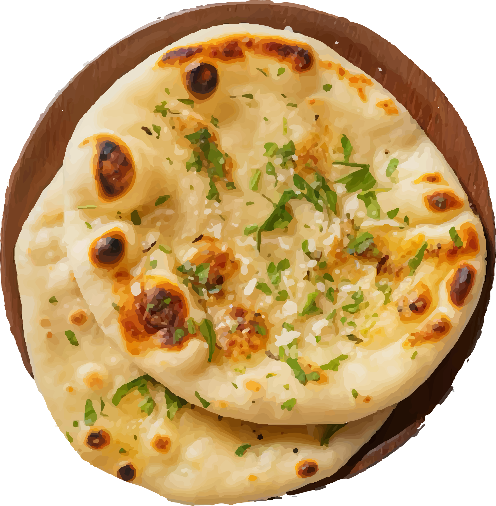 Naan Fromage ou Nutella - Restaurant indien ZulFood Rennes